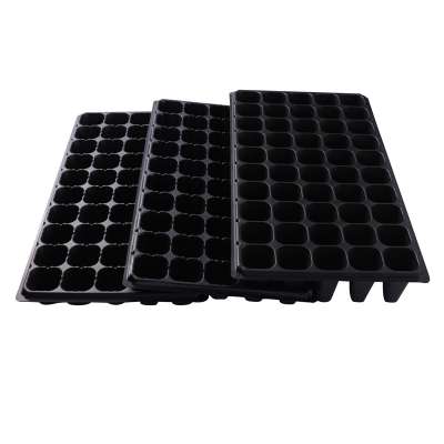 High quantity 21 cells black PS seeding tray for seeds growing